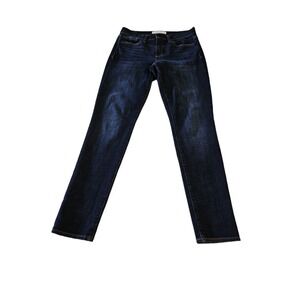 Gap 1969 True Skinny Mid‎ Rise Dark Wash Jeans Women's Sz 28R